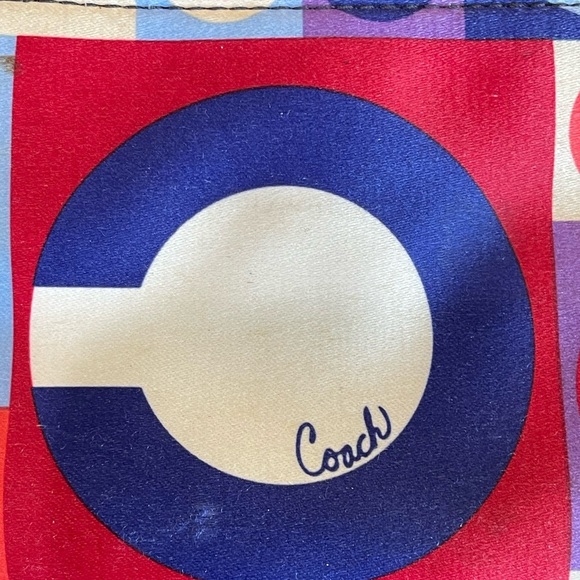 Coach Resort OP art satin wristlet - Picture 10 of 14